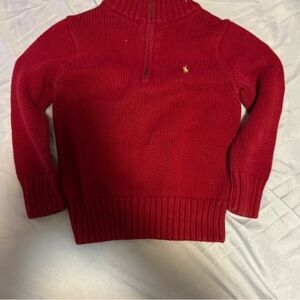 Ralph Lauren Red Knit Sweater